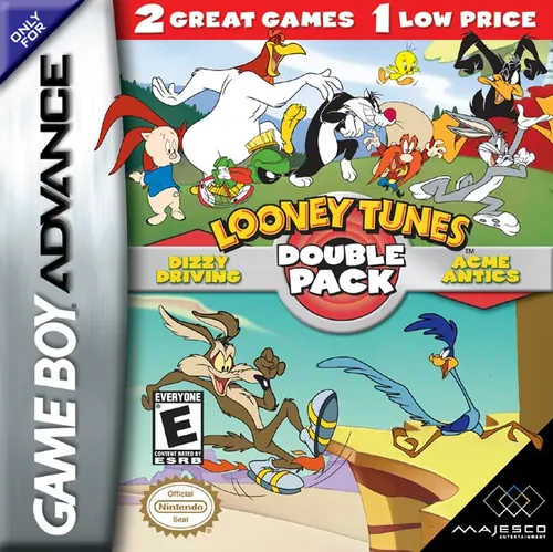 Jaquette de Looney Tunes Double Pack - Dizzy Driving Acme Antics