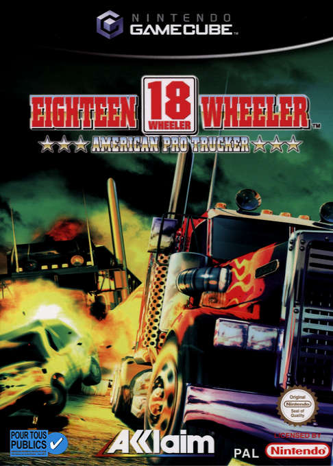 Jaquette de 18 Wheeler : American Pro Trucker