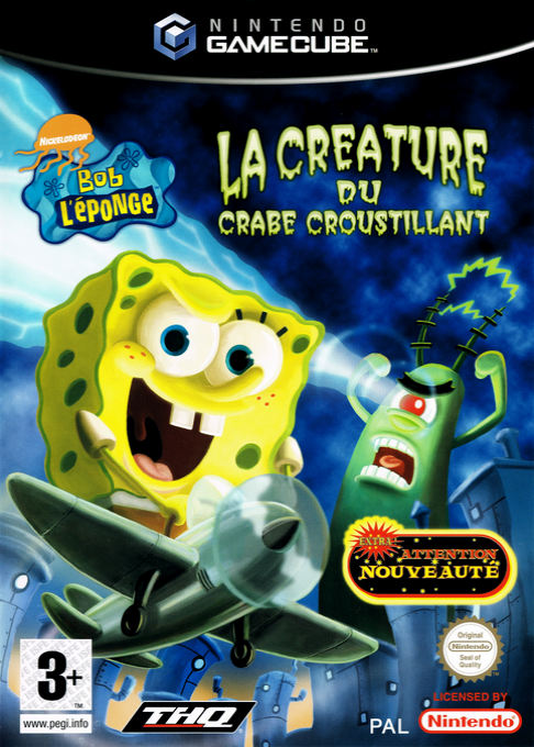 Jaquette de Bob L'éponge : La Créature Du Crabe Croustillant