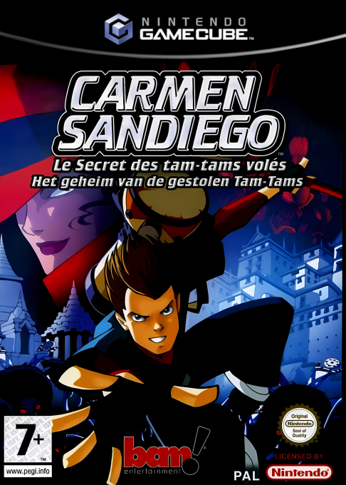 Jaquette de Carmen Sandiego : Le Secret Des Tam-Tams Volés