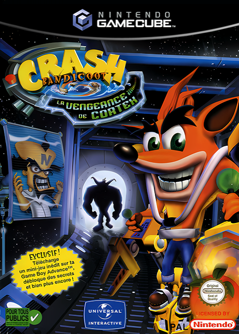 Jaquette de Crash Bandicoot : La Vengeance de Cortex