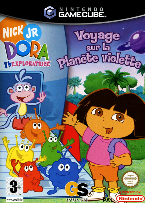 Jaquette de Dora l'Exploratrice : Voyage sur la Planete Violette