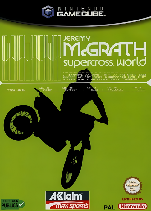Jaquette de Jeremy McGrath Supercross World