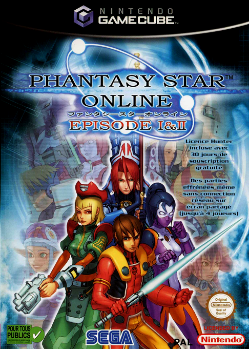 Jaquette de Phantasy Star Online Episode I & II