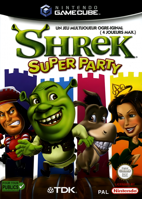 Jaquette de Shrek : Super Party