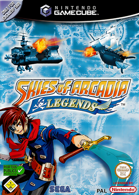 Jaquette de Skies of Arcadia Legends
