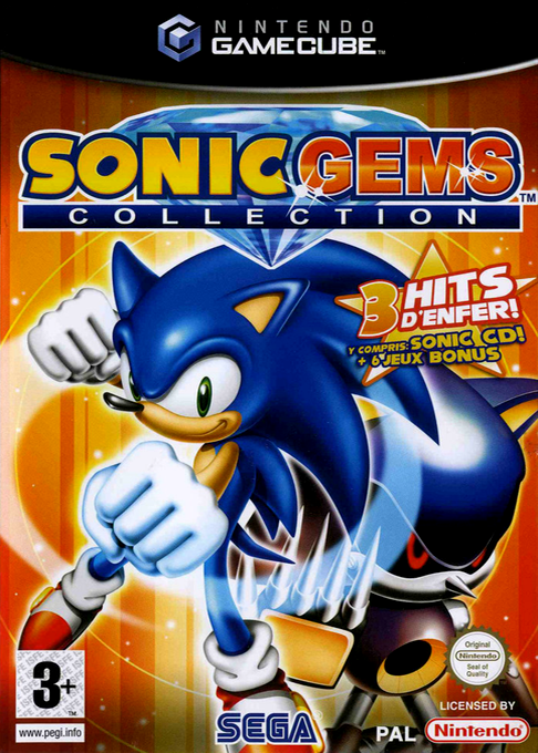 Jaquette de Sonic Gems Collection