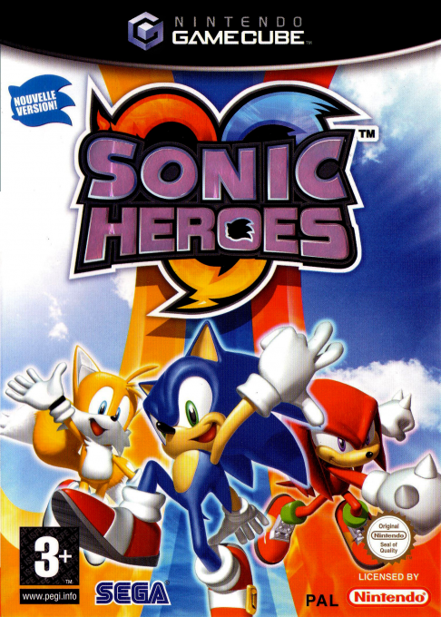 Jaquette de Sonic Heroes