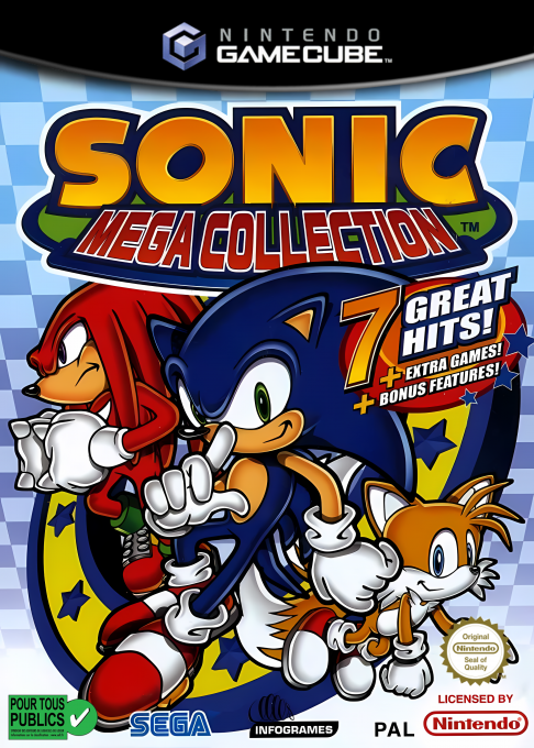 Jaquette de Sonic Mega Collection
