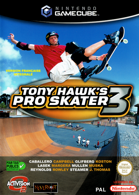 Jaquette de Tony Hawk's Pro Skater 3