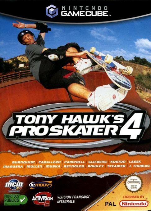 Jaquette de Tony Hawk's Pro Skater 4