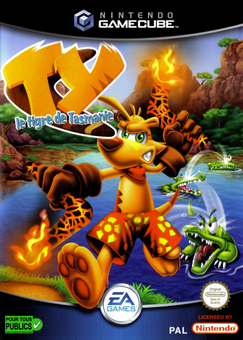 Jaquette de Ty : Le Tigre de Tasmanie