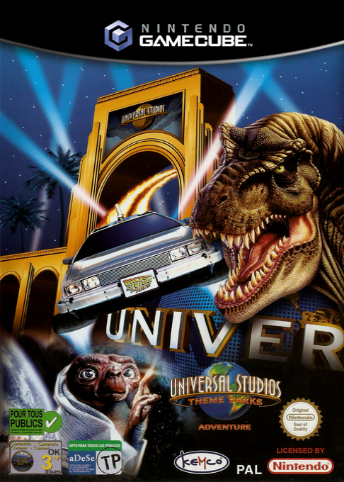Jaquette de Universal Studios Theme Park Adventure