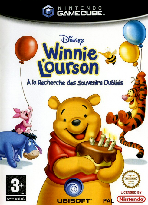 Jaquette de Winnie l'Ourson : A la Recherche des Souvenirs Oubliés