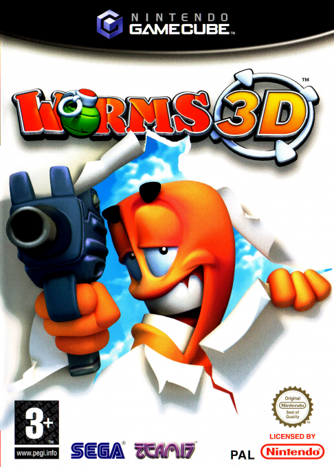 Jaquette de Worms 3D