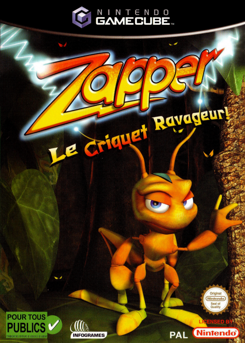 Jaquette de Zapper : Le Criquet Ravageur !
