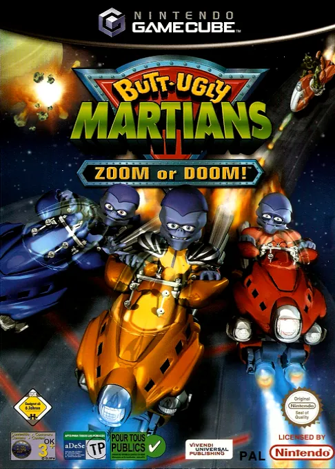Jaquette de Butt-Ugly Martians : Zoom or Doom!
