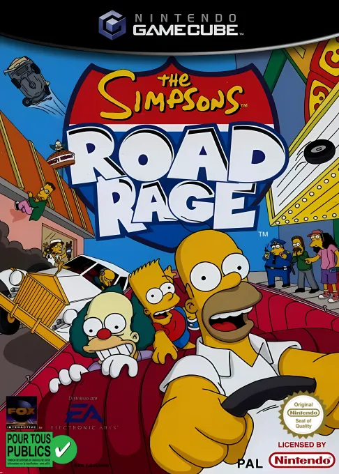 Jaquette de The Simpsons : Road Rage