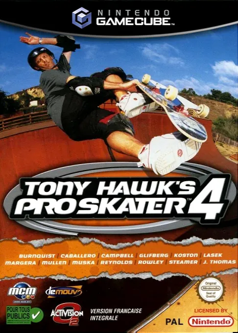 Jaquette de Tony Hawk's Pro Skater 4