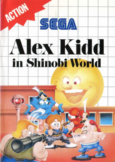 Jaquette de Alex Kidd in Shinobi World