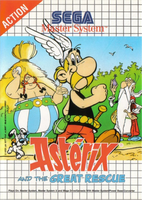 Jaquette de Astérix and the Great Rescue