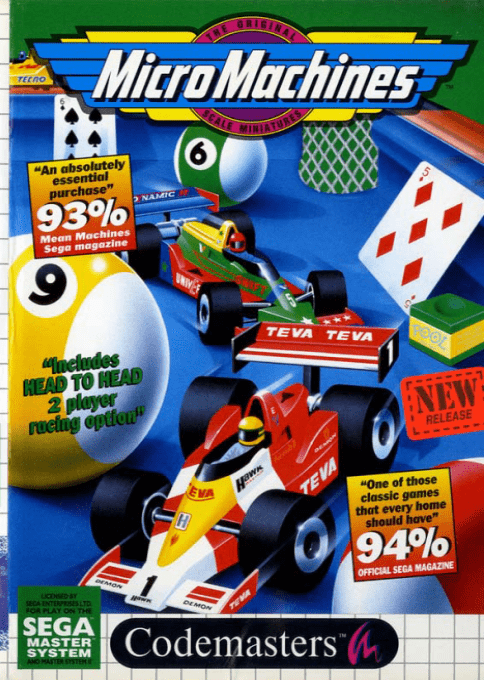 Jaquette de Micro Machines