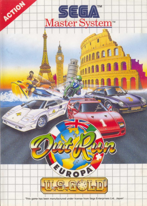 Jaquette de Out Run Europa