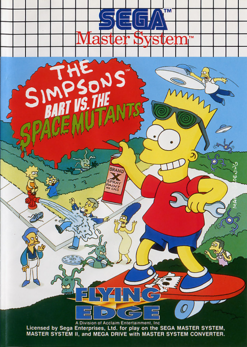 Jaquette de The Simpsons : Bart vs. the Space Mutants