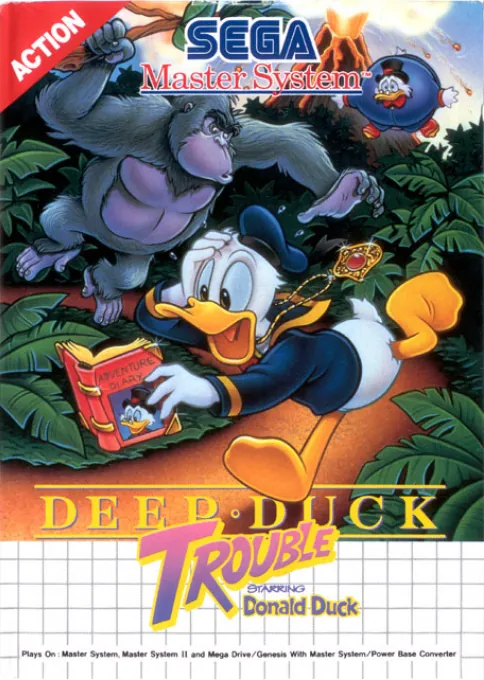 Jaquette de Deep Duck Trouble Starring Donald Duck