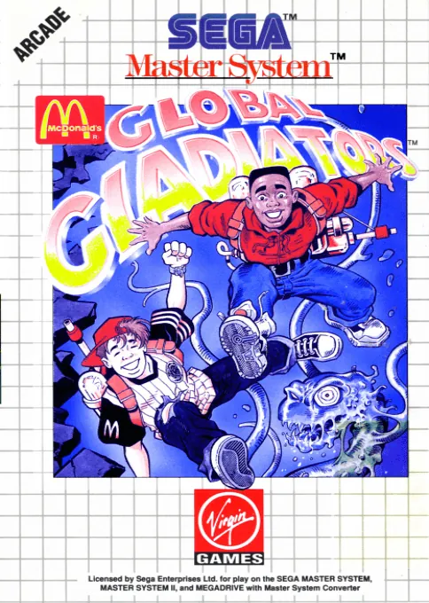 Jaquette de Global Gladiators