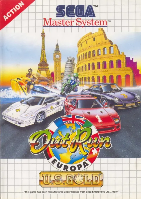 Jaquette de Out Run Europa
