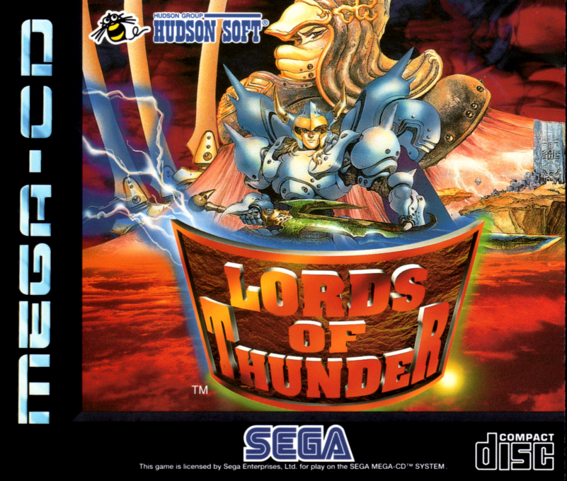Jaquette de Lords of Thunder