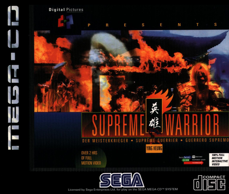 Jaquette de Supreme Warrior