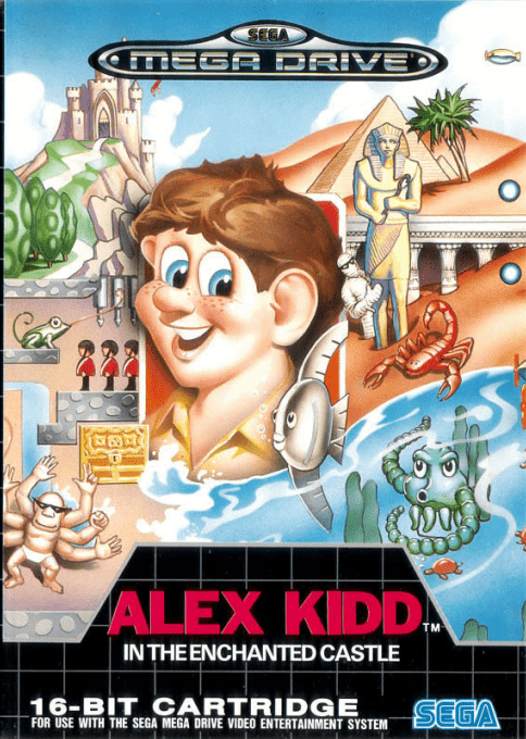 Jaquette de Alex Kidd in the Enchanted Castle