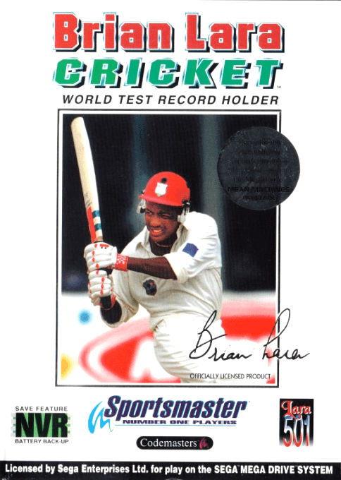Jaquette de Brian Lara Cricket