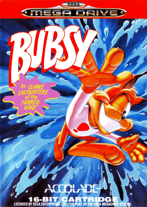 Jaquette de Bubsy in : Claws Encounters of the Furred Kind