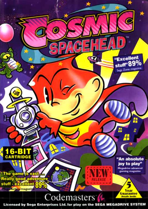 Jaquette de Cosmic Spacehead