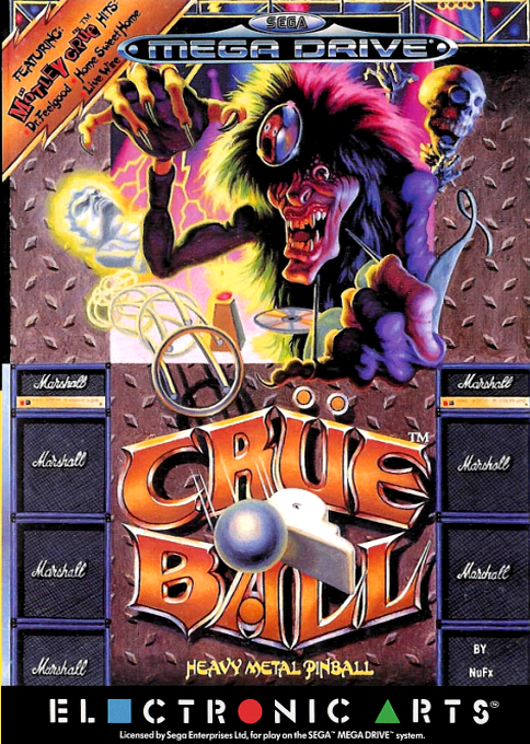 Jaquette de Crüe Ball : Heavy Metal Pinball