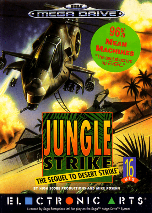 Jaquette de Jungle Strike : The Sequel to Desert Strike