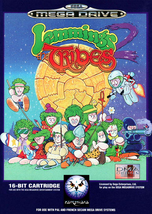 Jaquette de Lemmings 2 : The Tribes