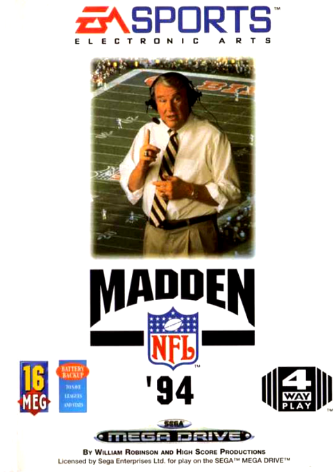 Jaquette de Madden NFL '94