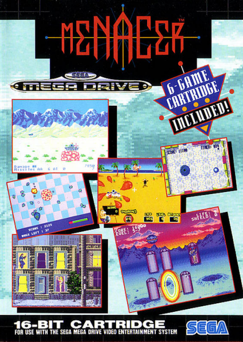 Jaquette de Menacer 6-Game Cartridge