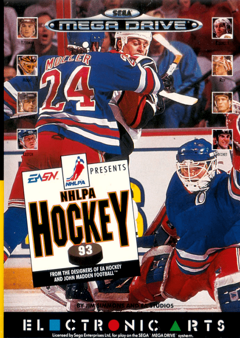 Jaquette de NHLPA Hockey 93