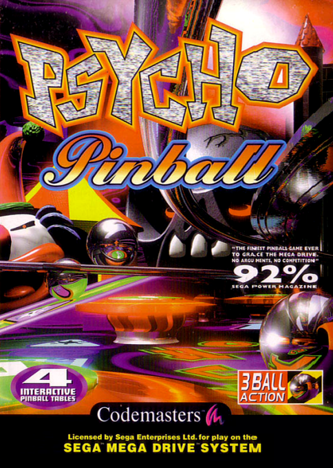 Jaquette de Psycho Pinball