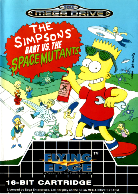 Jaquette de The Simpsons : Bart vs. the Space Mutants