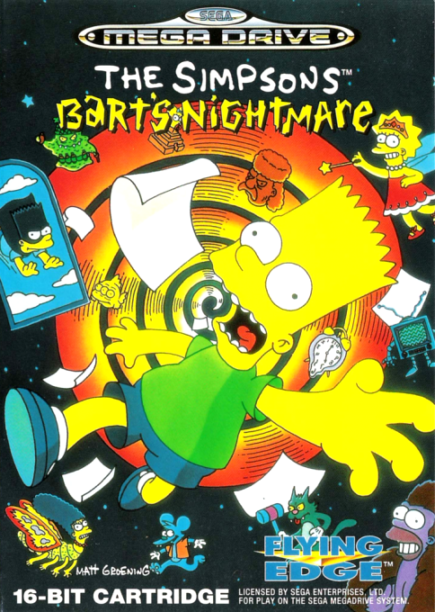 Jaquette de The Simpsons : Bart's Nightmare
