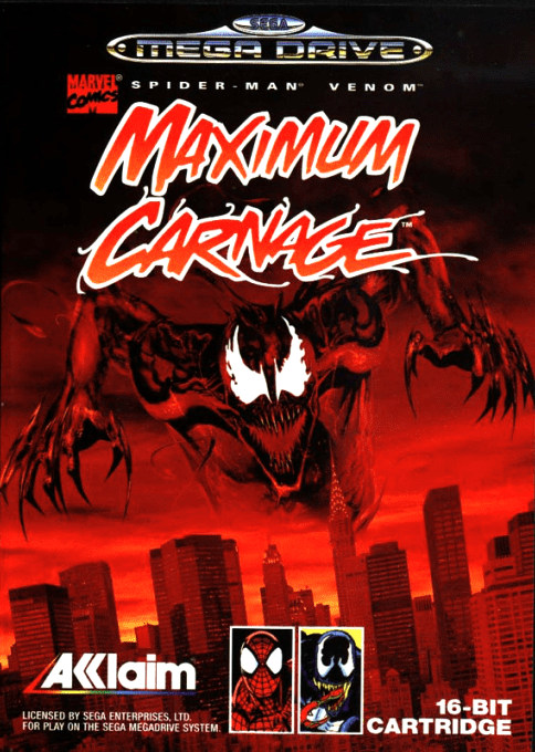Jaquette de Spider-Man & Venom : Maximum Carnage