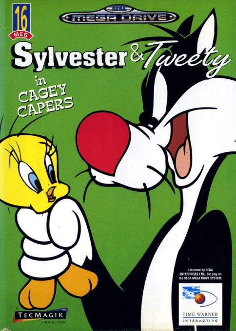 Jaquette de Sylvester & Tweety in Cagey Capers