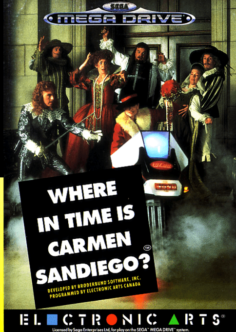 Jaquette de Where in Time is Carmen Sandiego?