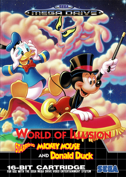Jaquette de World of Illusion Starring Mickey Mouse and Donald